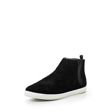 LOST INK  SOFIA SLIP ON HI TOP FAUX PONY