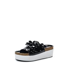 LOST INK  MEG FLORAL TRIM FLATFORM