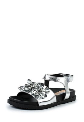 LOST INK  CEYLA FLORAL TRIM VELCRO SANDAL