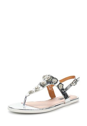 LOST INK  CAREY FLORAL TRIM SLING BACK