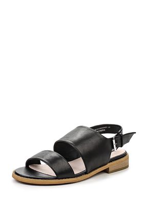 LOST INK  NATURE LEATHER FLAT SANDAL