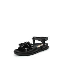 LOST INK  CEYLA FLORAL TRIM VELCRO SANDAL