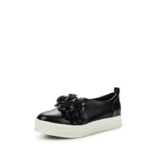 LOST INK  LORI 3D FLORAL STRAP SLIP ON PLIMSOLL