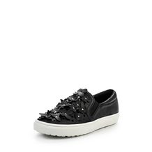 LOST INK  LIVIA 3D FLORAL LASER CUT SLIP ON PLIMSOLL