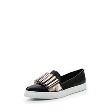 LOST INK  LOLA PLEATED DETAIL POINT SLIP ON PLIMSOLL