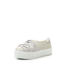 LOST INK  LUST TWIST DETAIL WEDGE SLIP ON PLIMSOLL