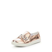 LOST INK  LUCY JEWELLED STRAP SLIP ON PLIMSOL