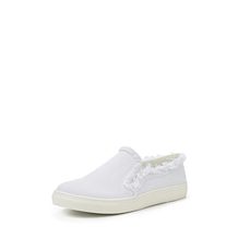 LOST INK  LILLY FRAYED EDGE SLIP ON PLIMSOLL