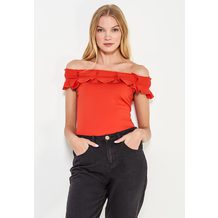 LOST INK  OVERSIZED PLEAT BARDOT