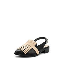 LOST INK  HILDE FRINGED SLING BACK FLAT SHOE