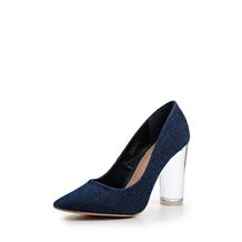 LOST INK  FRANKIE PERSPEX HEEL COURT SHOE