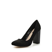 LOST INK  FRAN BLOCK HEELED ROUND TOE