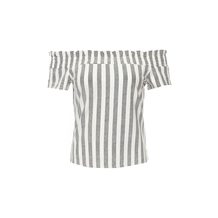 LOST INK  STRIPE SHEERED BARDOT