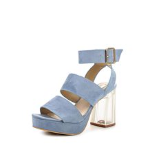 LOST INK  MIMI PERSPEX PLATFORM HEELED SANDAL