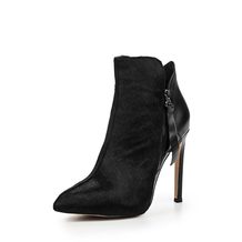 LOST INK  ASCOT HIGH STILETTO PONY HAIR BOOT