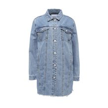 LOST INK   LONG DENIM TRUCKER