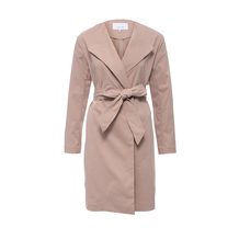 LOST INK  SOFT WOVEN BELTED COAT