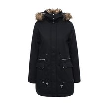 LOST INK  FUR TRIM SWING PARKA