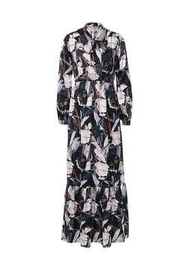 LOST INK  LAUREN LEAF PRINTED MAXI