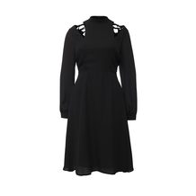 LOST INK  ANNA FLIPPY DRESS WITH TIE BACK DETAIL