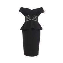 LOST INK  BRIDGET LADDER INSERT BODYCON