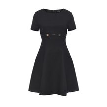 LOST INK  RAYNE BUTTON WAIST DRESS